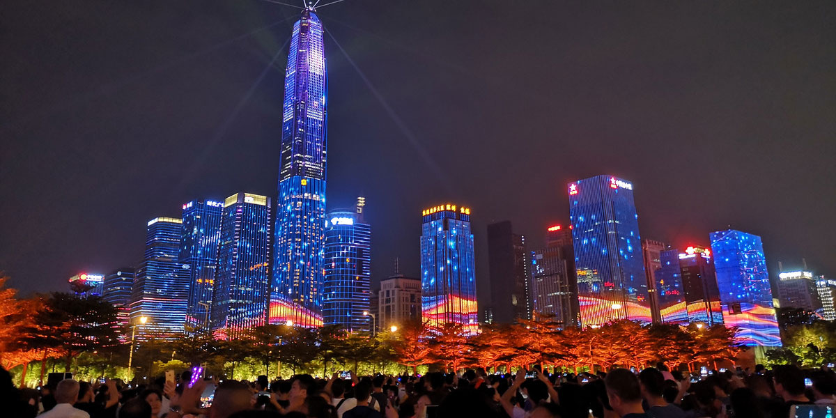 深圳主題燈光秀亮化工程案例