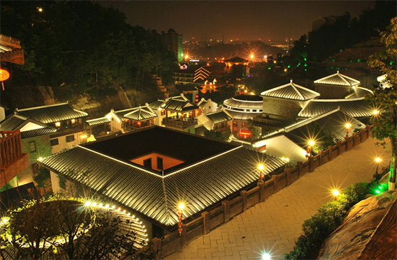 特色小鎮(zhèn)戶外照明數(shù)據(jù)及夜景欣賞